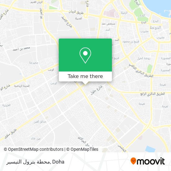 محطة بترول التيسير map