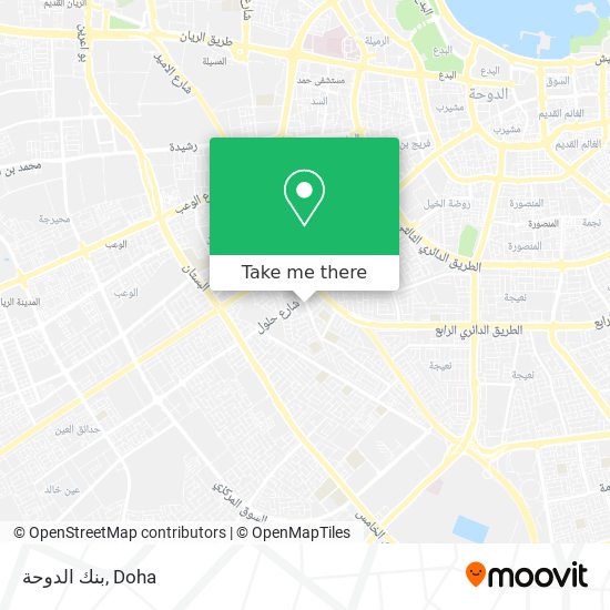 بنك الدوحة map