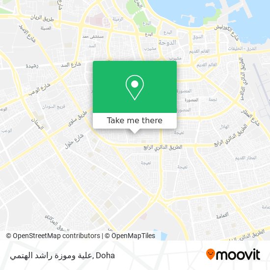 علية وموزة راشد الهتمي map