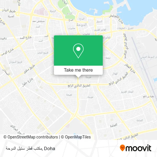 مكتب قطر ستيل الدوحة map