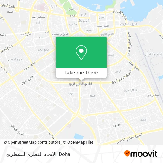 الاتحاد القطري للشطرنج map