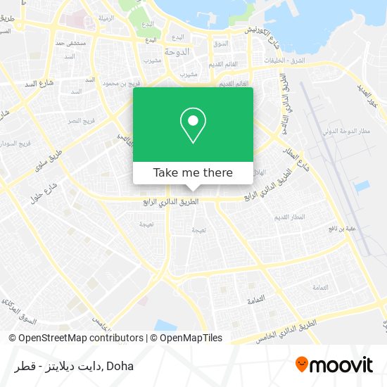 دايت ديلايتز - قطر map
