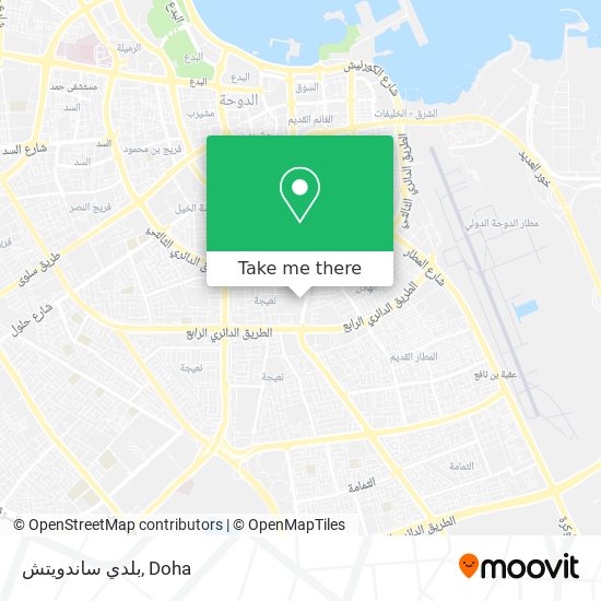 بلدي ساندويتش map