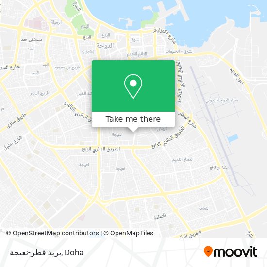 بريد قطر-نعيجة map