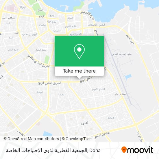 الجمعية القطرية لذوي الإحتياجات الخاصة map