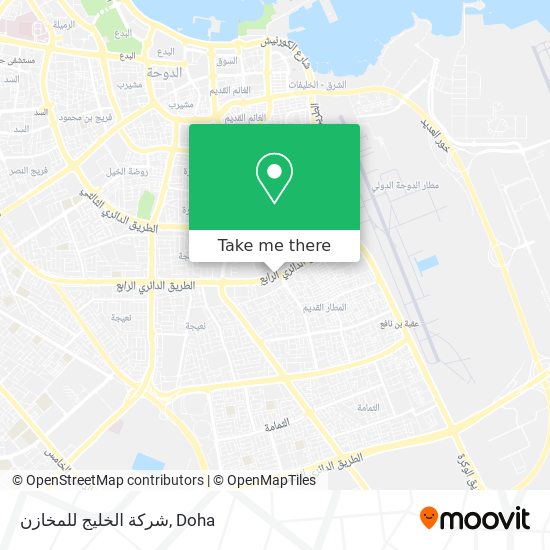 شركة الخليج للمخازن map