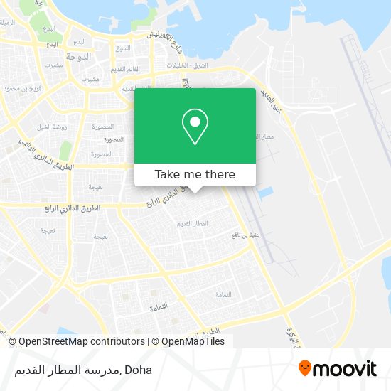 مدرسة المطار القديم map