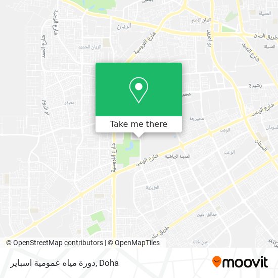 دورة مياه عمومية اسباير map