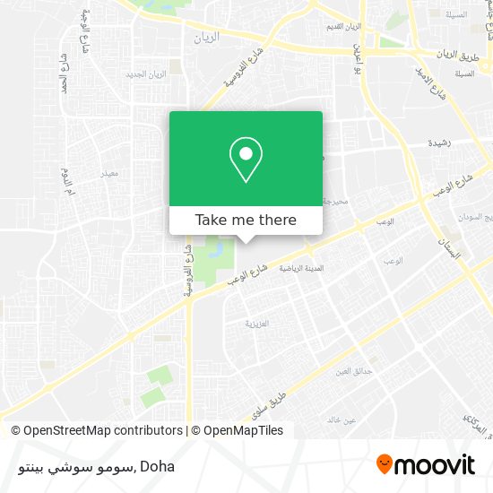 سومو سوشي بينتو map