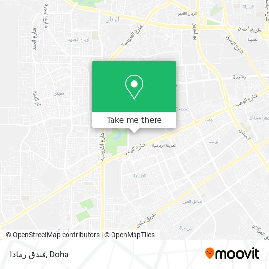 فندق رمادا map