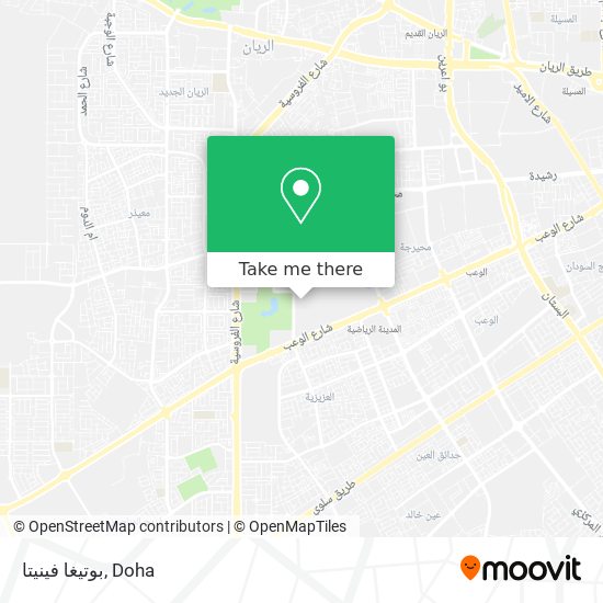 بوتيغا فينيتا map