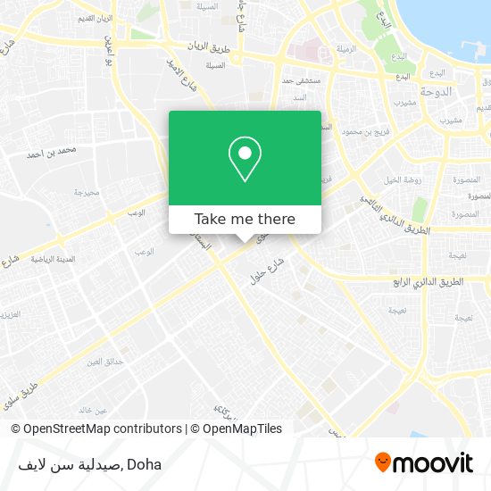 صيدلية سن لايف map