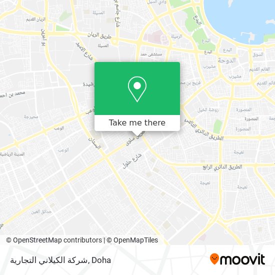 شركة الكيلاني التجارية map
