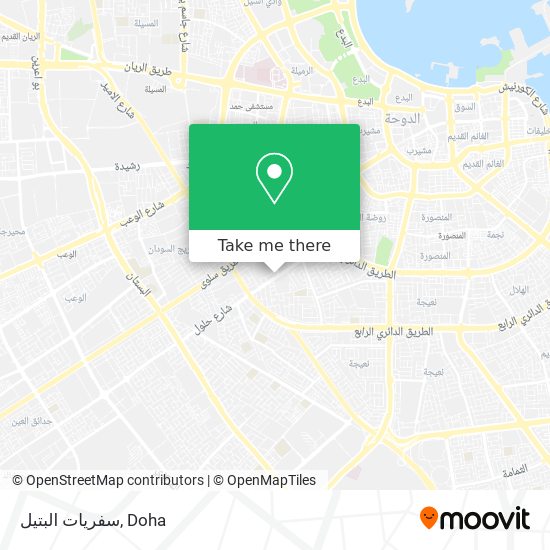 سفريات البتيل map