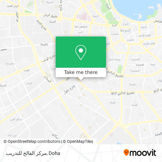 مركز الفالح للتدريب map