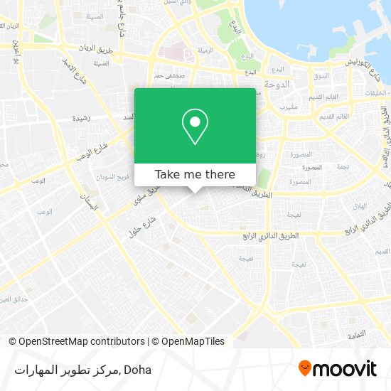 مركز تطوير المهارات map