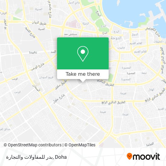 بدر للمقاولات والتجارة map