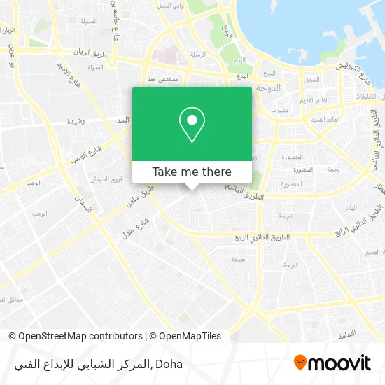 المركز الشبابي للإبداع الفني map