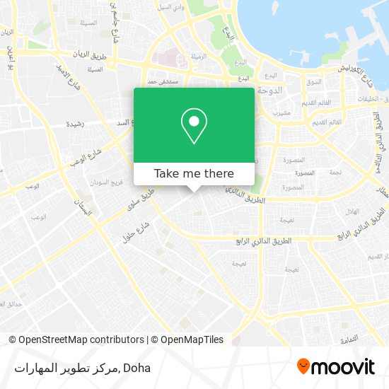 مركز تطوير المهارات map