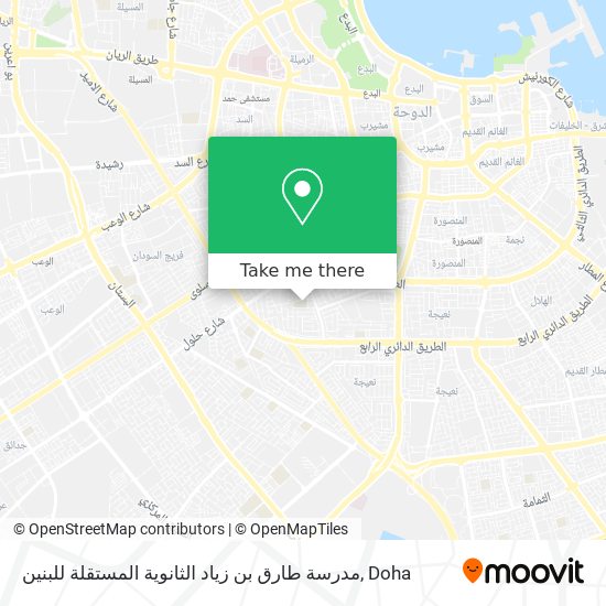 مدرسة طارق بن زياد الثانوية المستقلة للبنين map