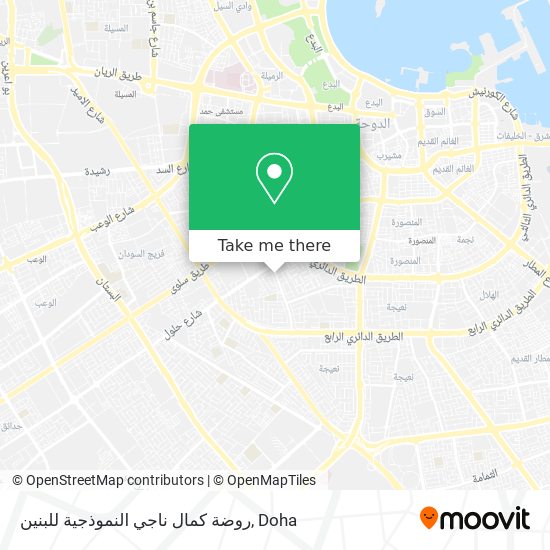 روضة كمال ناجي النموذجية للبنين map