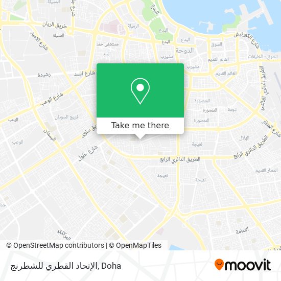 الإتحاد القطري للشطرنج map