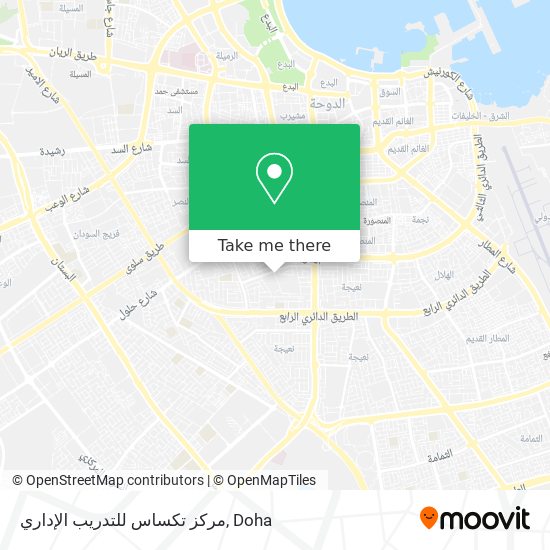 مركز تكساس للتدريب الإداري map