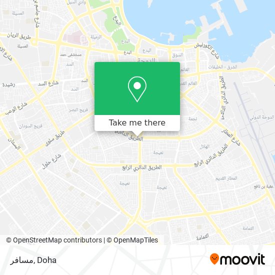 مسافر map