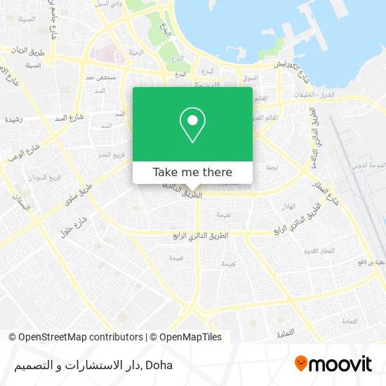 دار الاستشارات و التصميم map