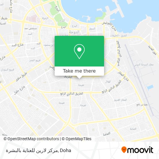 مركز لارين للعناية بالبشرة map