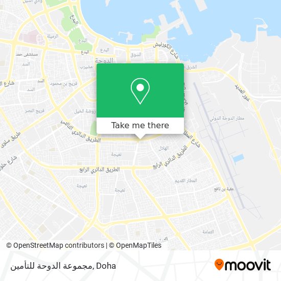 مجموعة الدوحة للتأمين map