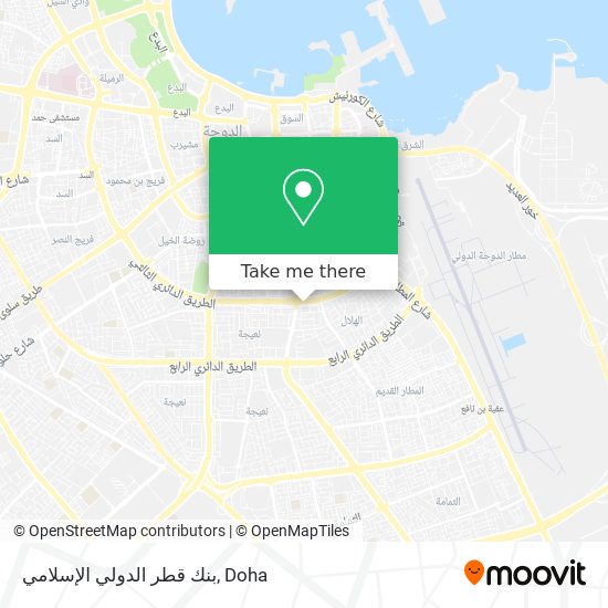 بنك قطر الدولي الإسلامي map