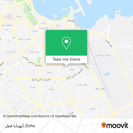 أبهينايا قطر map