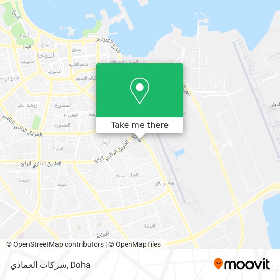 شركات العمادي map