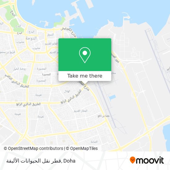 قطر نقل الحيوانات الأليفة map