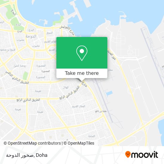 صخور الدوحة map