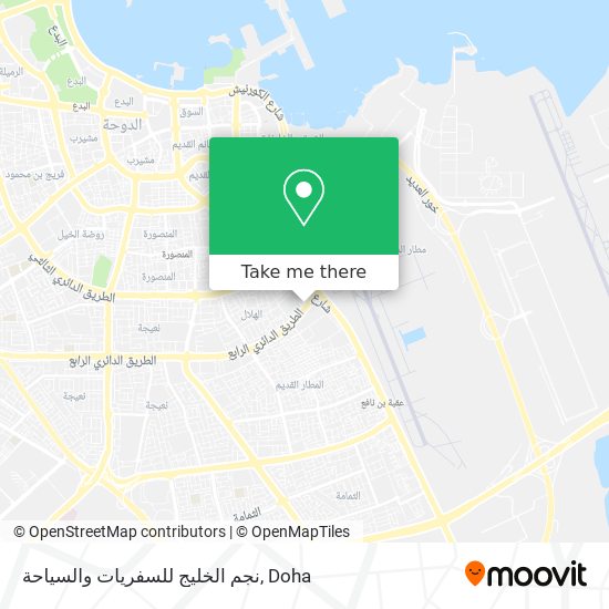 نجم الخليج للسفريات والسياحة map