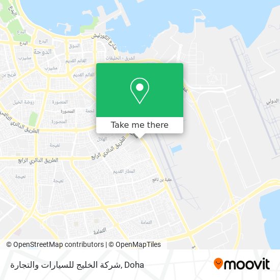 شركة الخليج للسيارات والتجارة map