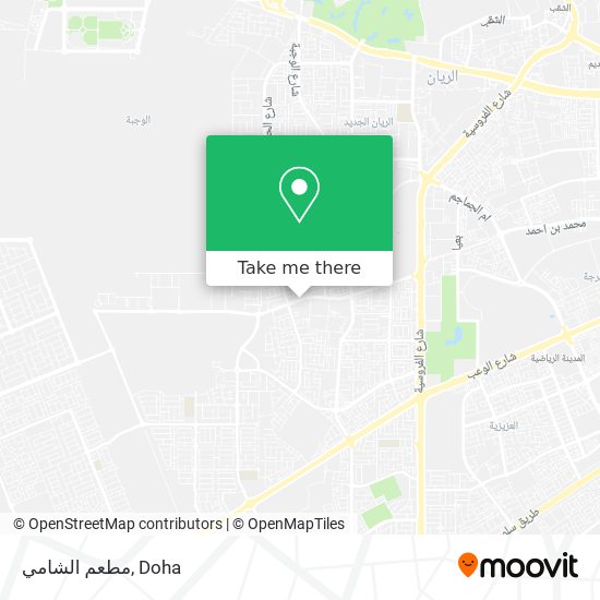 مطعم الشامي map