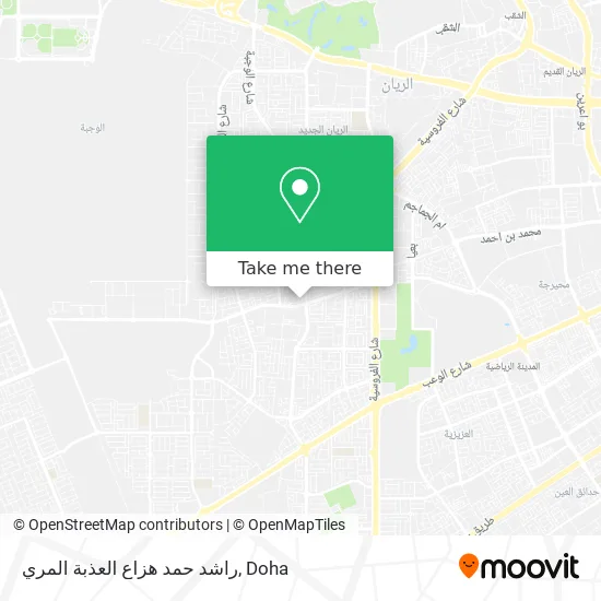 راشد حمد هزاع العذبة المري map
