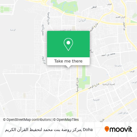 مركز روضة بنت محمد لتحفيظ القرآن الكريم map