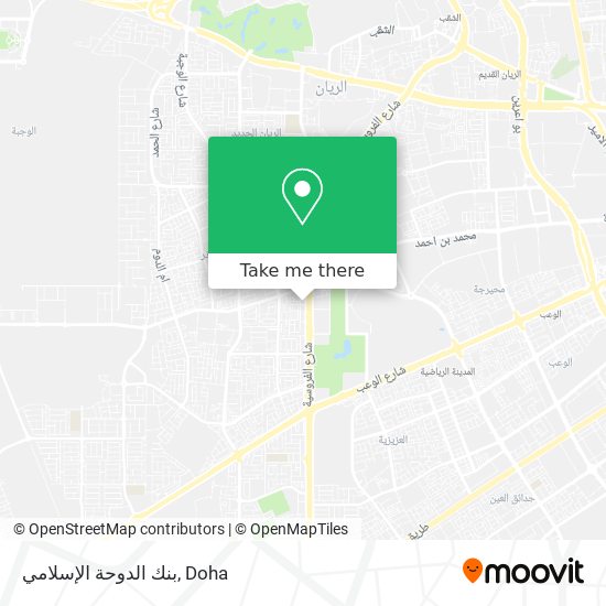 بنك الدوحة الإسلامي map