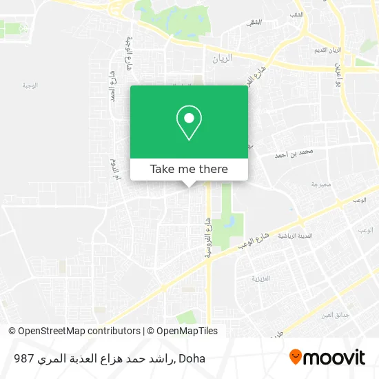 987 راشد حمد هزاع العذبة المري map