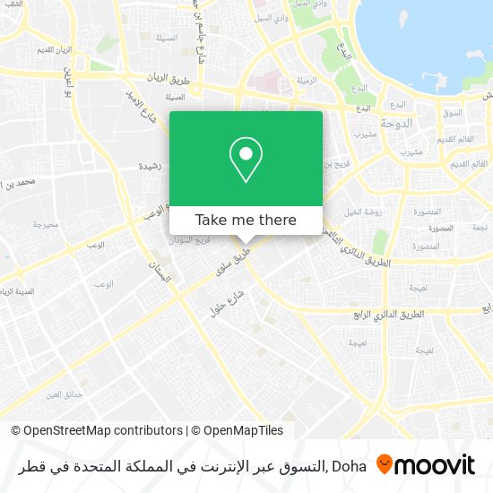 التسوق عبر الإنترنت في المملكة المتحدة في قطر map