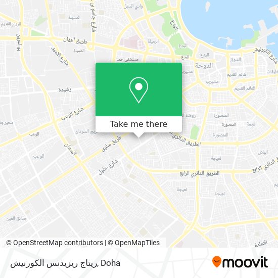 ريتاج ريزيدنس الكورنيش map