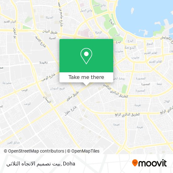 بيت تصميم الاتجاه الثلاثي map