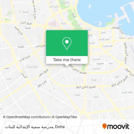 مدرسة سمية الإبتدائية للبنات map