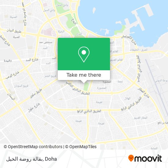 بقالة روضة الخيل map