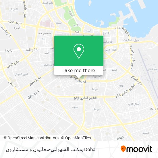 مكتب الشهواني-محانيون و مستشارون map