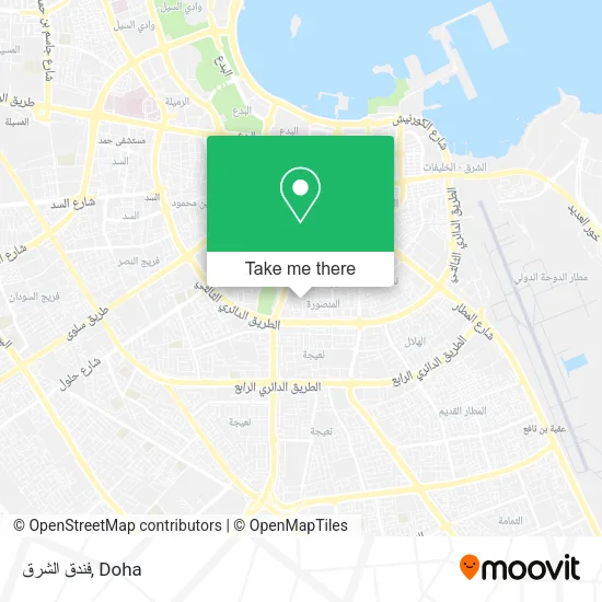 فندق الشرق map